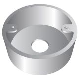 20mm 1 Hole BZP Conduit Loop In Box